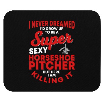 Discover Horseshoe Pitcher Mouse Pads
