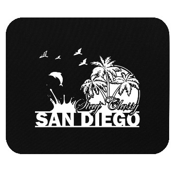 Discover San Diego Cool Logo Funny Mouse Pads