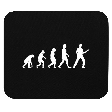 Discover Bass Player Evolution Guitar Mouse Pads