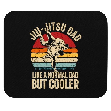 Discover Retro Jiu-Jitsu Dad Mouse Pads BJJ Men Father Vintage