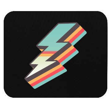 Discover retro vintage lightning bolt Mouse Pads