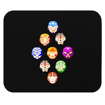 Discover lucha libre, lucha libre mexican wrestling, Mouse Pads