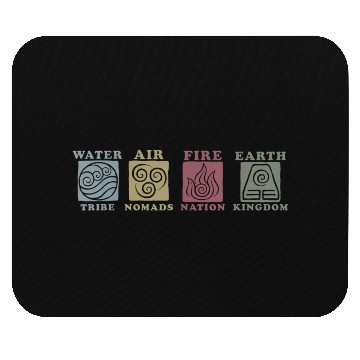 Discover Avatar The Last Airbender Elements Line Up 609 Mouse Pads