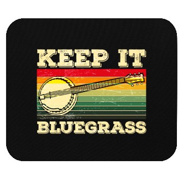 Discover Bluegrass Banjo Guitar Mouse Pads
