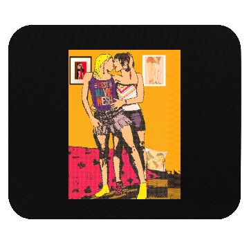 Discover Pixel hot lesbians kissing Mouse Pads
