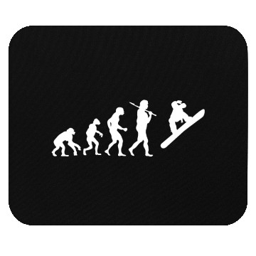 Discover Evolution Snowboarding Mouse Pads