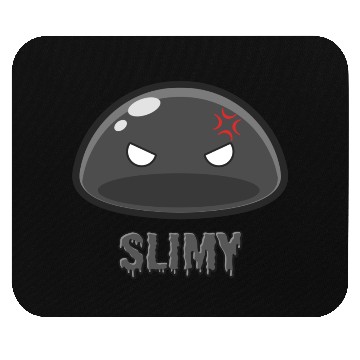 Discover Cute Black Dungeon Slime Monster Weird Anime Mouse Pads
