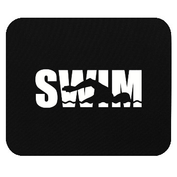 Discover Swim Swimmer Mouse Pads
