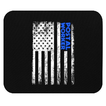 Discover Postal Worker USA Mouse Pads