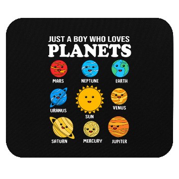 Discover Solar System Science Just A Boy Who Loves Planets Mouse Pads