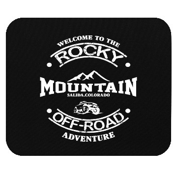 Discover Rocky Mountain Offroad Adventure Mouse Pads