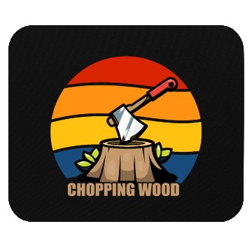 Discover Chopping Wood Vintage Mouse Pads