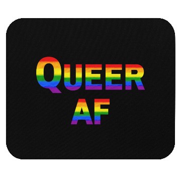 Discover Queer AF Rainbow Spectrum Mouse Pads