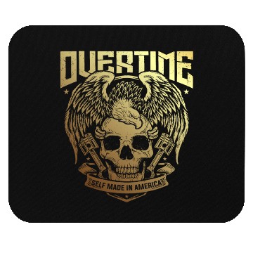 Discover OVER TIME MECANO SELF MADE IN AMERICA Mouse Pads