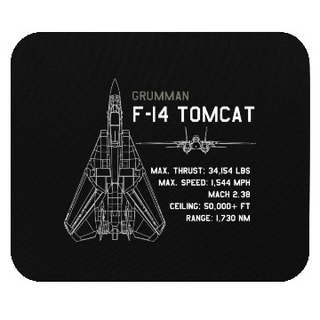 Discover F 14 Tomcat Schematics Mouse Pads