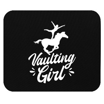 Discover Equestrian Vaulting Girl Mouse Pads