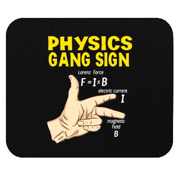 Discover Gang Sign Physics Mouse Pads