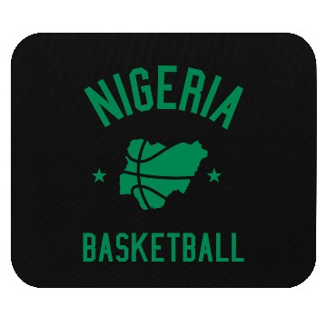 Discover Nigeria basketball Mouse Pads