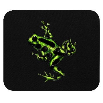 Discover Green poison dart frog Mouse Pads