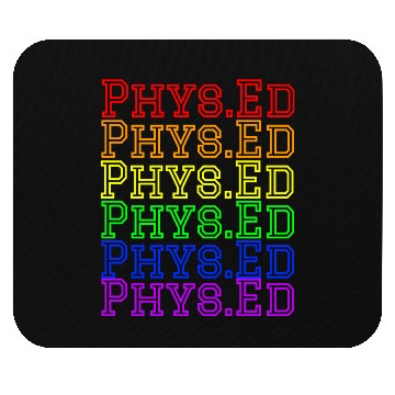Discover Physical Education Teacher- Rainbow Phys.Ed Mouse Pads