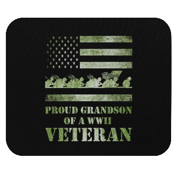 Discover World War 2 Ii 80th Anniversary Proud Grandson Of Mouse Pads