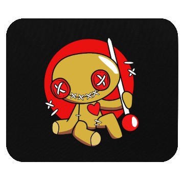 Discover Cute Goth Emo Halloween Kawaii Voodoo Doll Mouse Pads