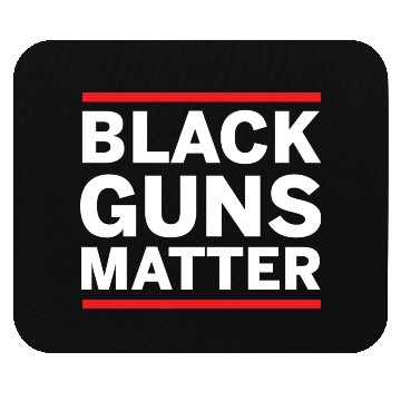 Discover Black guns matter merch Mouse Pads