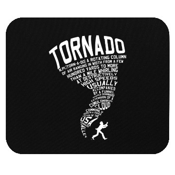 Discover Tornado Storm Chaser Hurricane Wind Weather Gift Mouse Pads