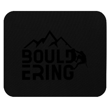 Discover Bouldering Saying Boulderers Boulderer Hobby Mouse Pads