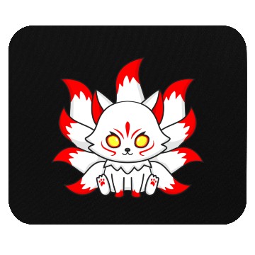 Discover 9 Tailed Fox Kawaii Mouse Pads