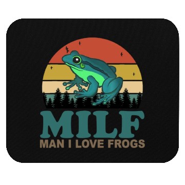 Discover MILF Man I Love Frogs Mouse Pads