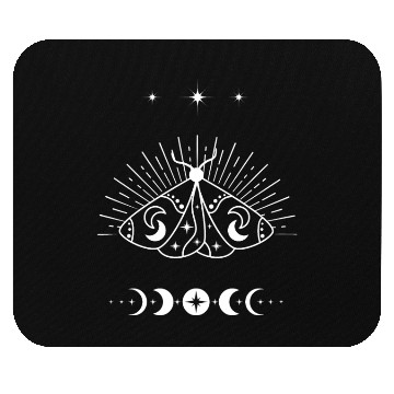 Discover Celestial moth wicca Mouse Pads