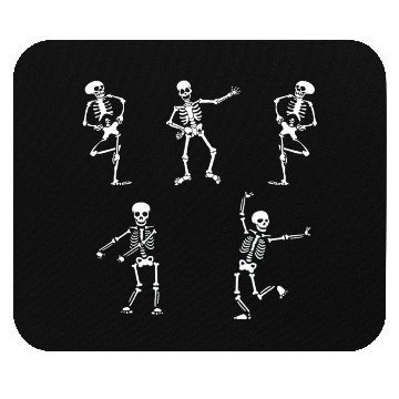 Discover skeleton , Dancing Skeleton, Halloween , Dancing Mouse Pads