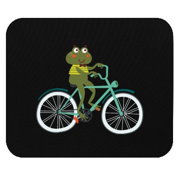 Discover Frog Biking Cyclist Bike Bicycle Race BMX MTB Gift Mouse Pads
