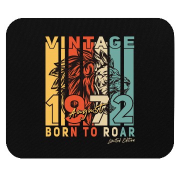 Discover Lion August 1972 Vintage Gift Mouse Pads