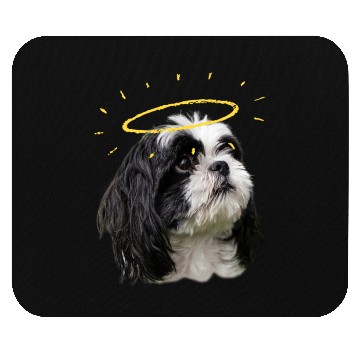 Discover holy shih tzu Mouse Pads