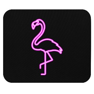 Discover Neon Flamingo Mouse Pads