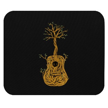 Discover Guitar Tree of Life Nature Guitarist Gift Mouse Pads