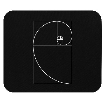 Discover Spiral gift Fibonacci sequence math teacher Mouse Pads