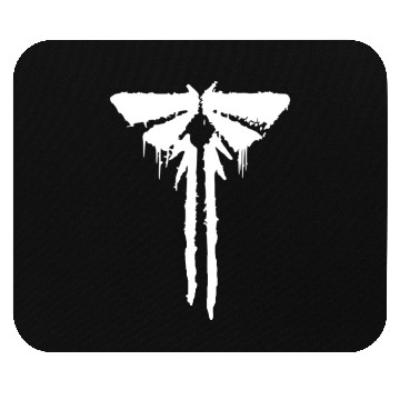 Discover fireflies white Mouse Pads