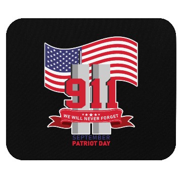 Discover Patriot Day Never Forget 911 Anniversary Mouse Pads