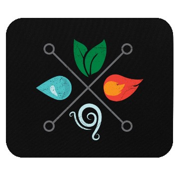Discover Symbol Four Elements Earth Airt Fire Water Gift Mouse Pads