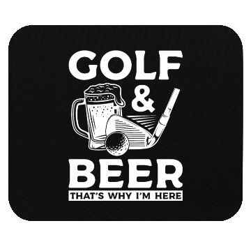 Discover Golf Golfer Golfing Mouse Pads