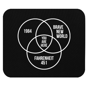 Discover 1984 Brave New World Fahrenheit 451 Conspiracy Ess Mouse Pads