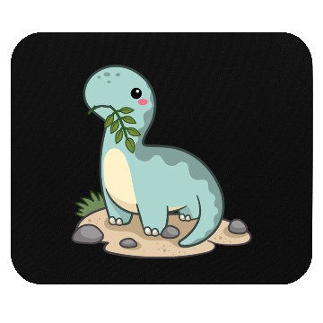 Discover Dinosaur Adventure - Brontosaurus Mouse Pads