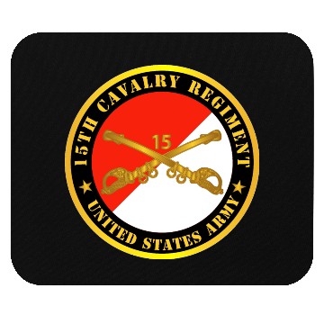 Discover Army 15th Cavalry Regiment US Army w Cav Branch Mouse Pads