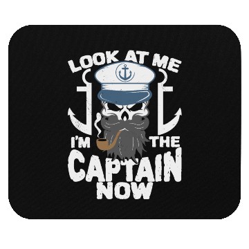 Discover Captain Boat Lovers Fishermen Sailing Boating Mouse Pads
