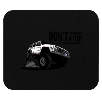 Discover Don't Judge A Jeep Mouse Pads by The Bearded