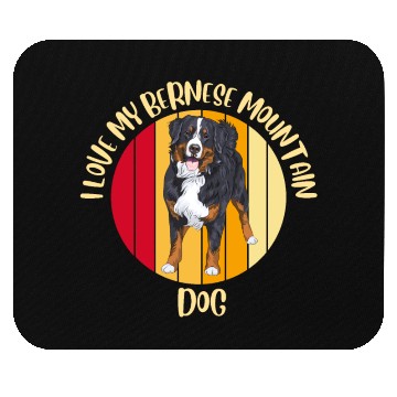 Discover bernese mountain dog Mouse Pads