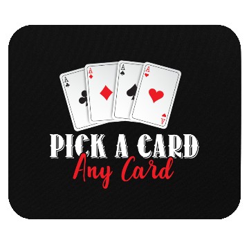 Discover Magician Pick A Card Magic Gift Mouse Pads